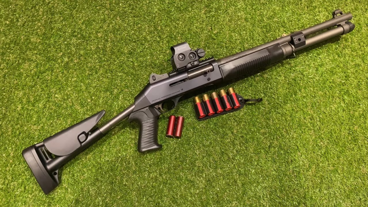 Benelli M4 Super 90 ปืนลูกซองกึ่งอัตโนมัติ ไม่มียิงให้ดูปิดไปเลย
