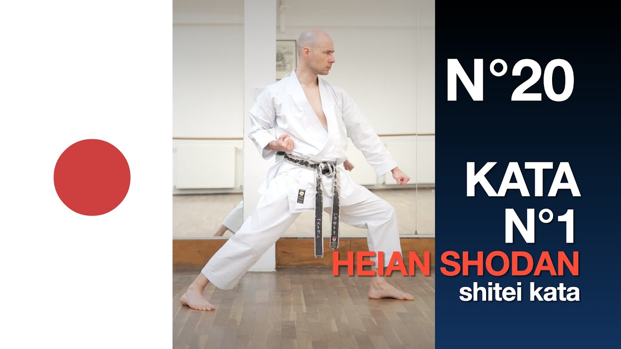 JKA karaté training : KATA N°1 HEIAN SHODAN SHOTOKAN KARATE DO vidéo n°20