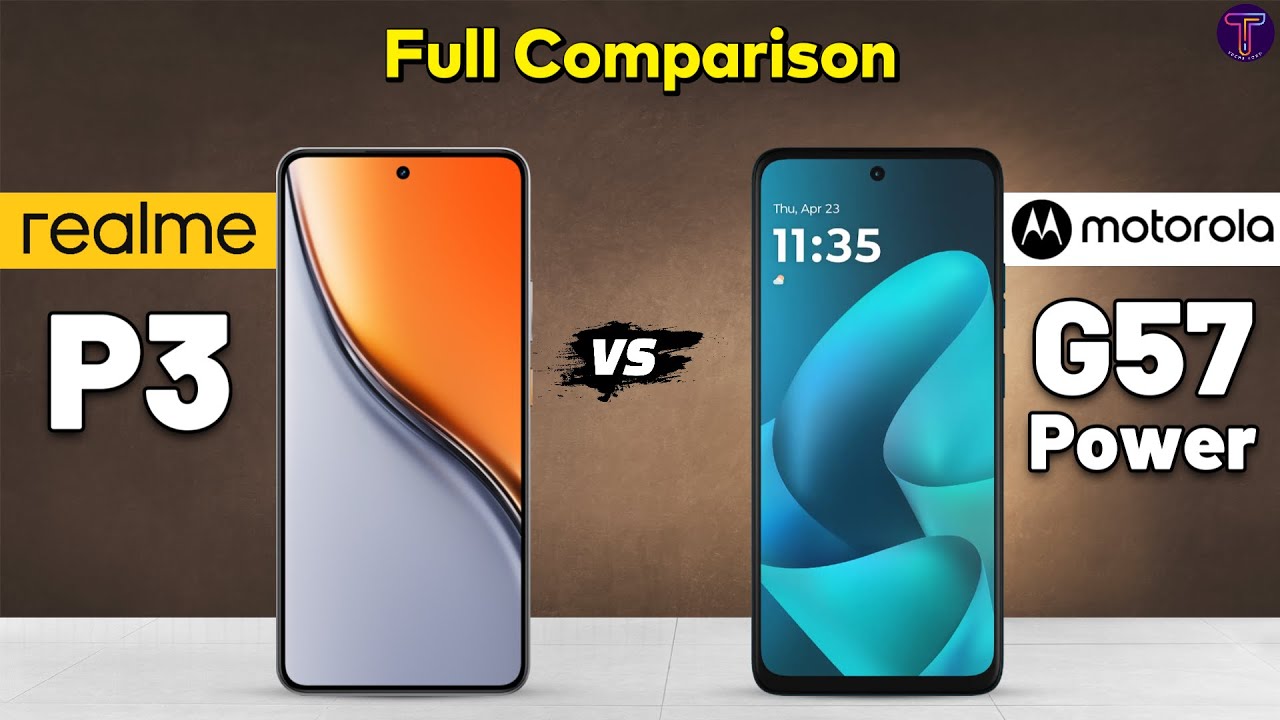 Realme P3 vs Moto G57 Power : Full Comparison 🤔❓