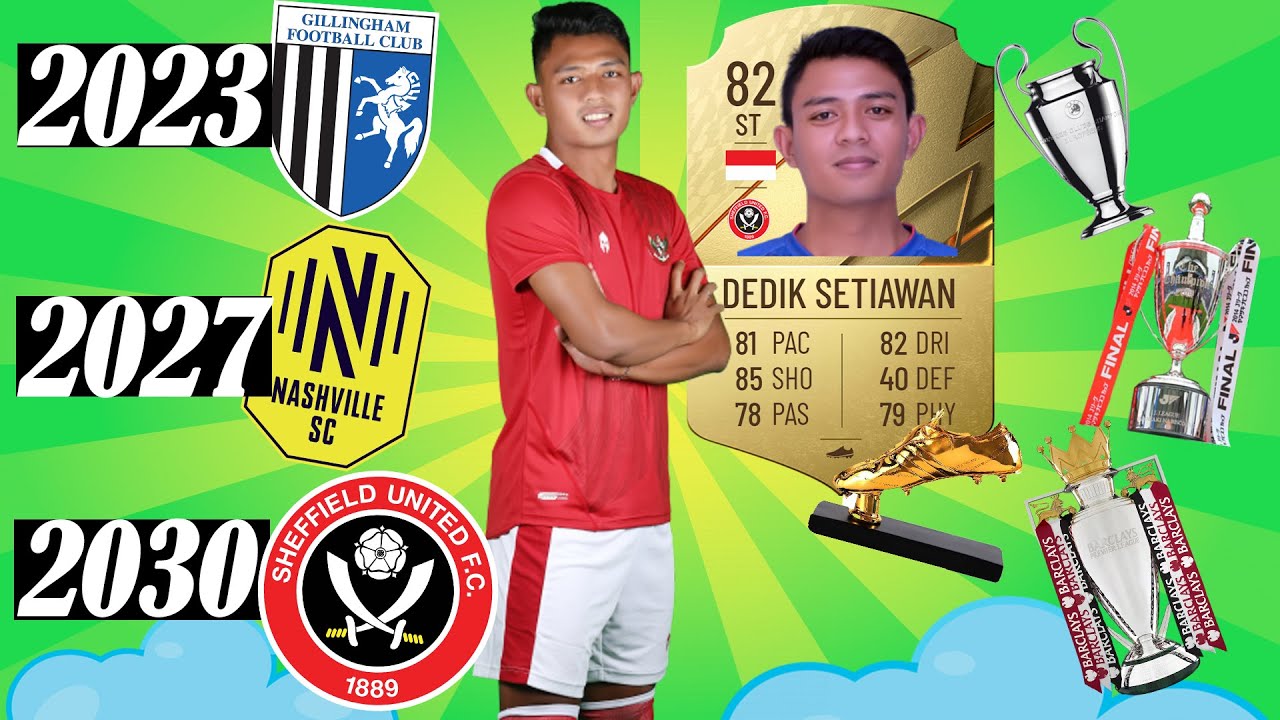 MEMAINKAN ULANG KARIR LORD DEDIK SETIAWAN DAN MENJADIKANNYA STRIKER ASIA TERBAIK DI EROPA! FIFA 23