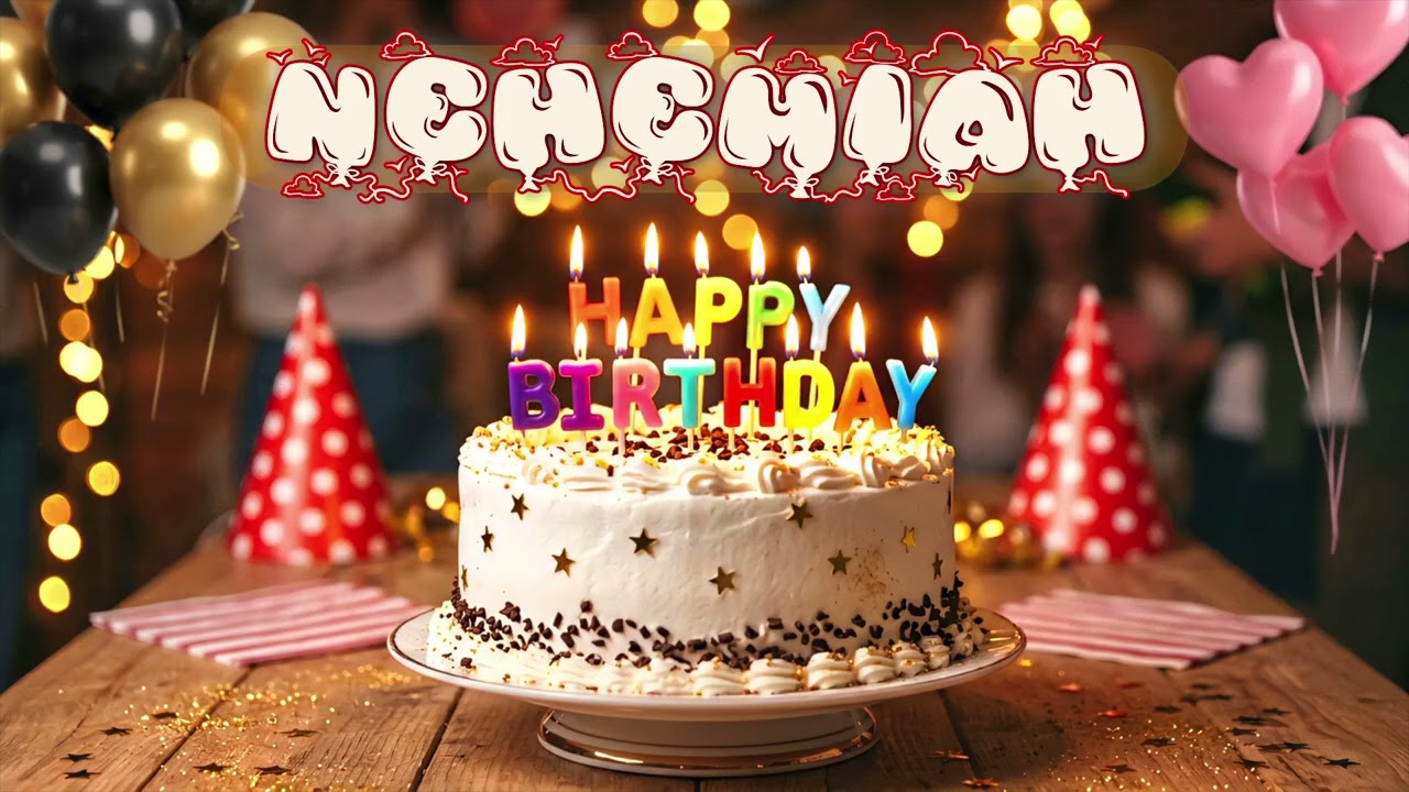 Happy Birthday Nehemiah  Personalized Cake Cutting Song