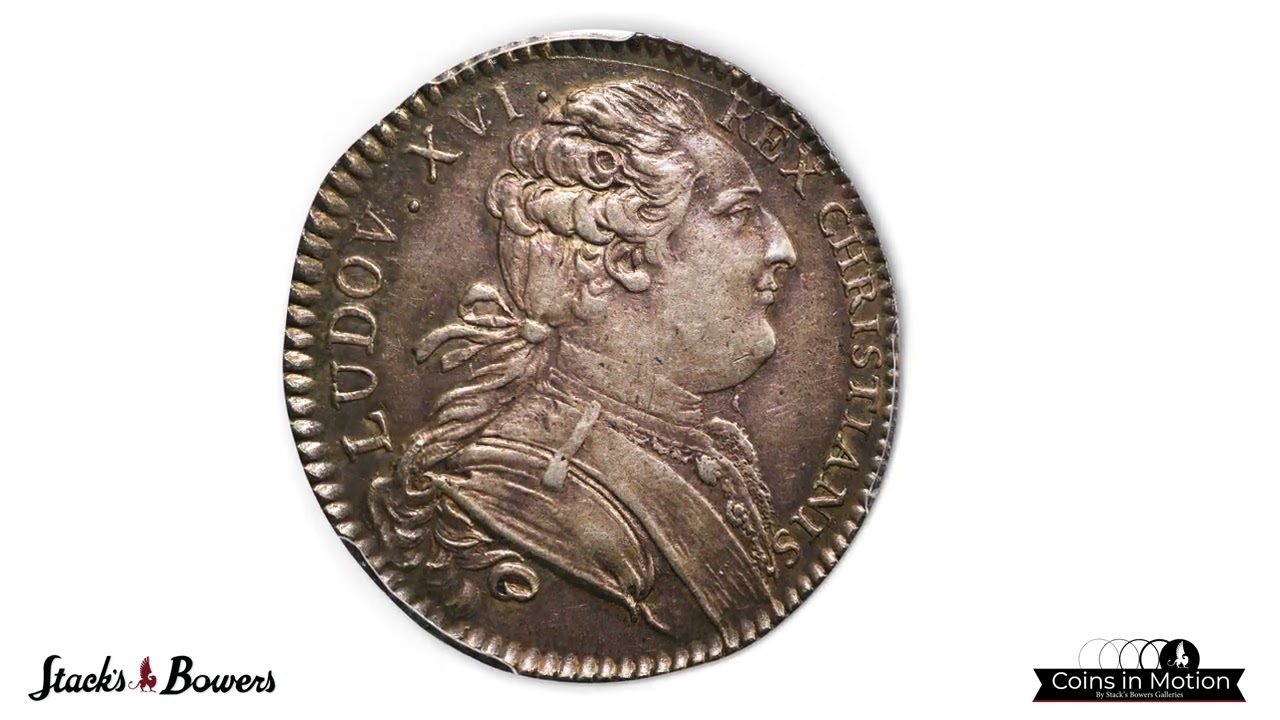 1777 France Prepares to Aid America Jeton. Betts-558 var. Silver, 28.1 mm.