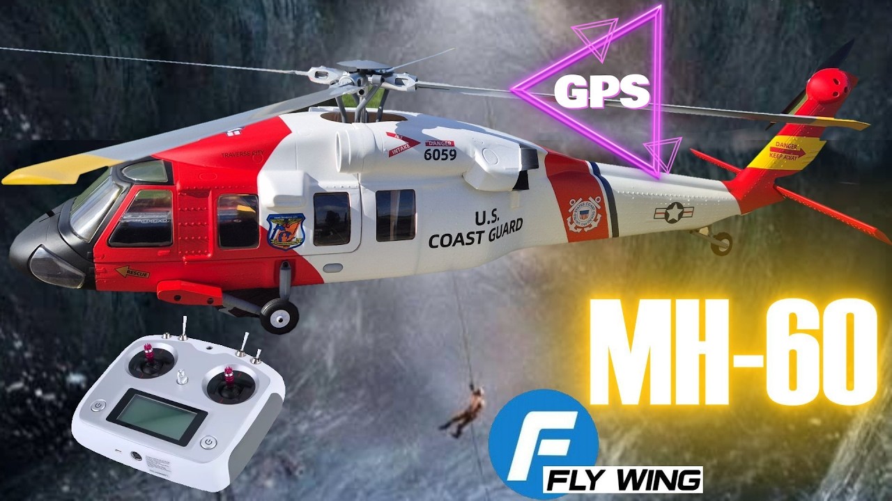 Flywing MH-60 GPS , nouveau module H-ACE , somptueux !!  (essai complet et premier vol)