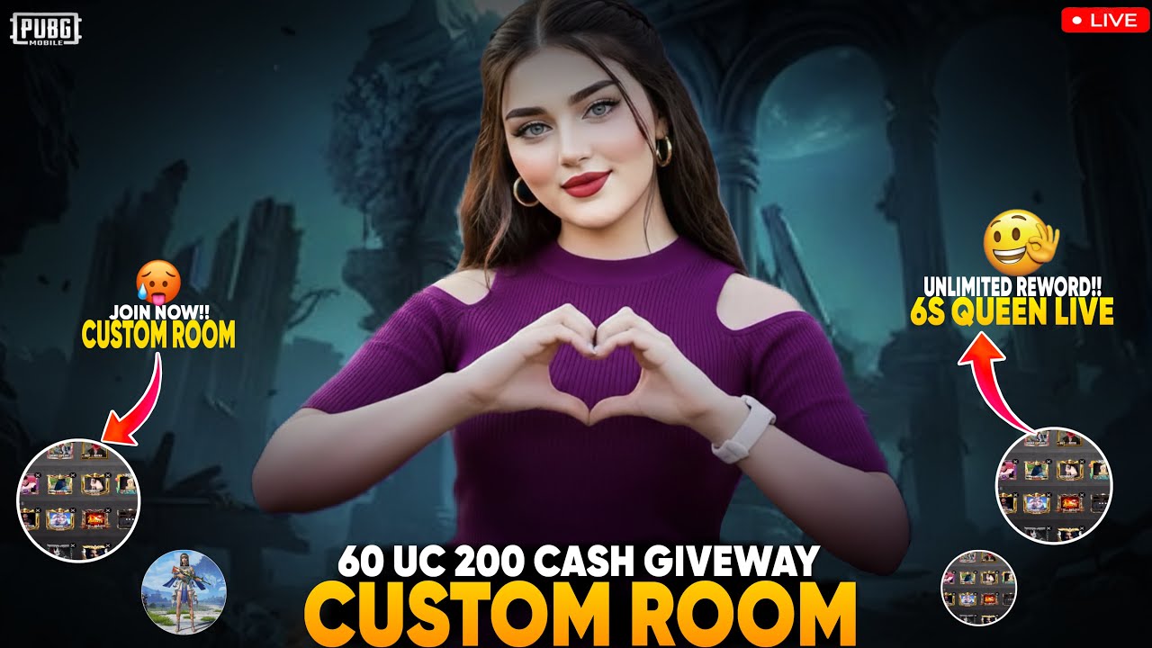 Pubg Mobile Live Custom Rooms | UC ROOM | Pubg live Custom rooms | pubg mobile #pubgmobile