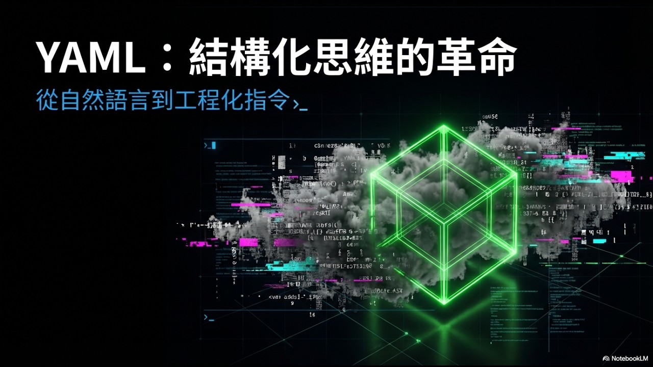 YAML 精通 AI 提示詞：將非結構化混沌轉化為數據金礦