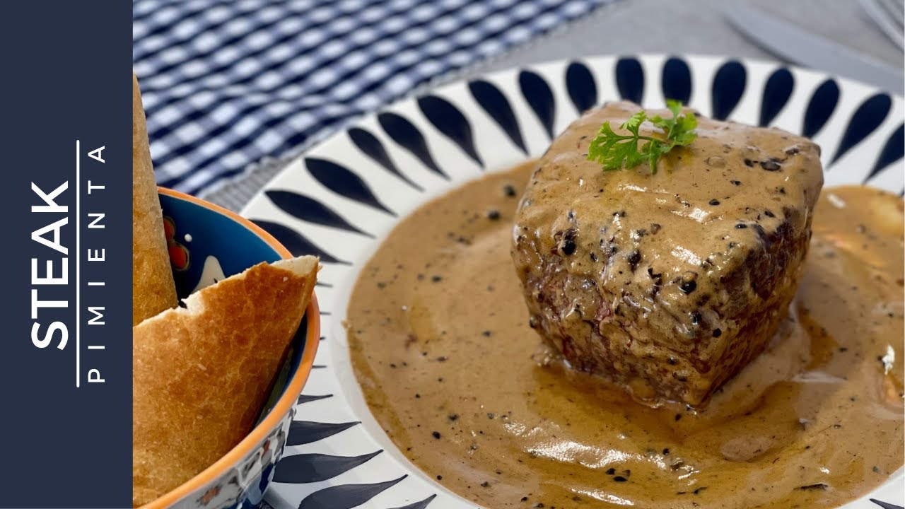 STEAK PIMIENTA 🥩 | Receta de Lomo a la Pimienta