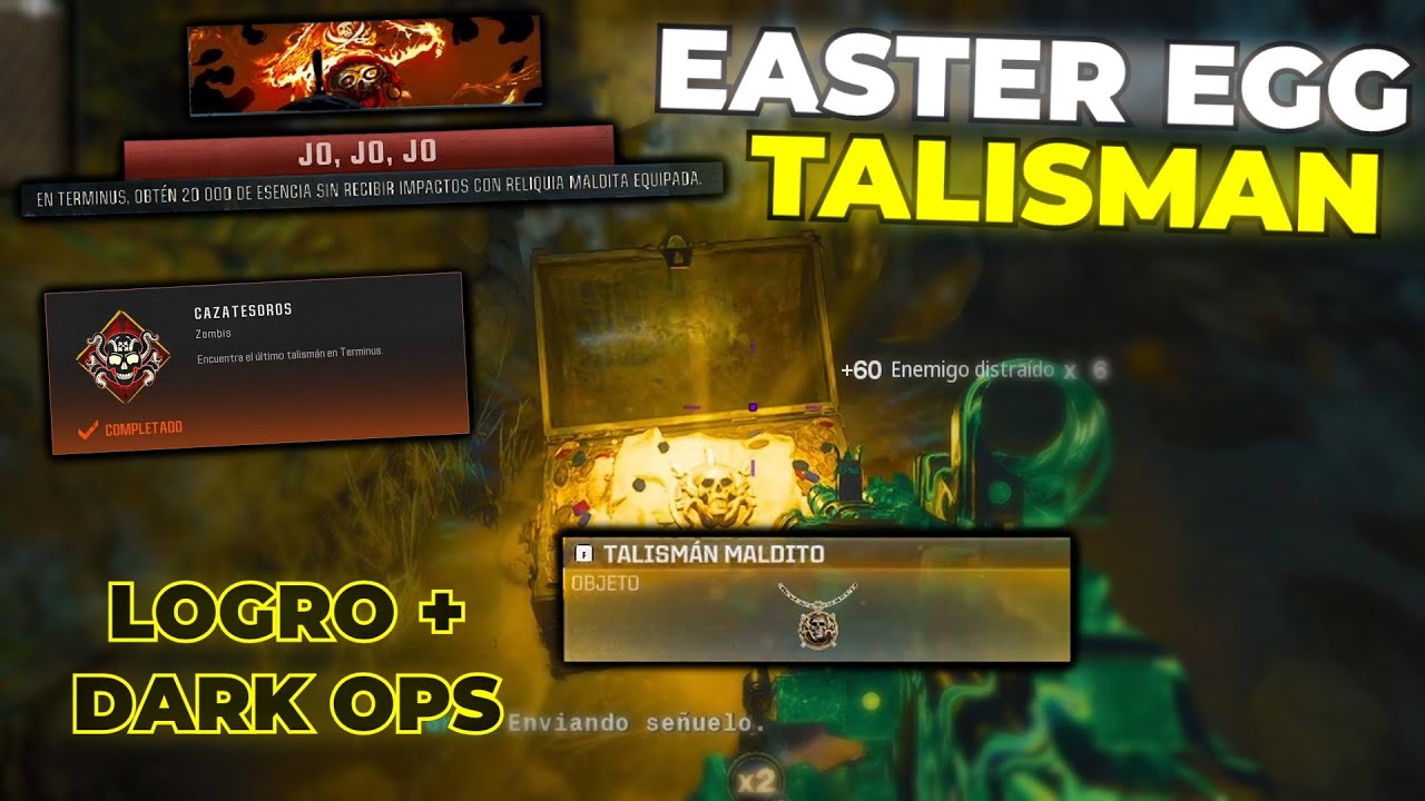 *Guía Definitiva* Cómo CONSEGUIR el LOGRO CAZATESOROS ➕ DARK OPS JO, JO, JO | BLACK OPS 6 ZOMBIES