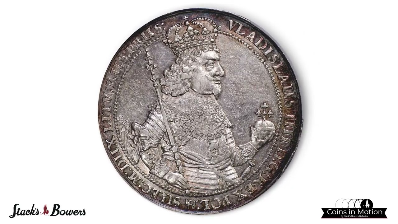 POLAND. Danzig. Taler, 1644-GR. Danzig Mint. Ladislaus IV. PCGS EF-45.