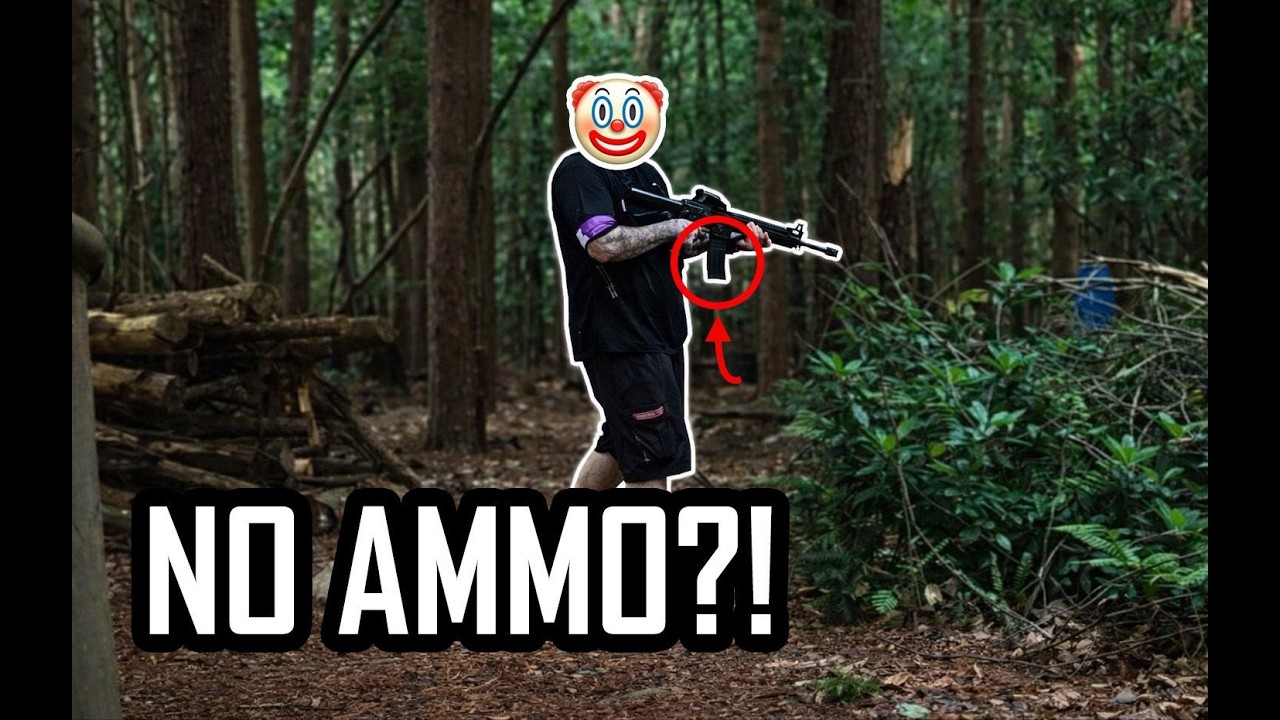 He Had No Ammo...But Kept Pulling The Trigger | Airsoft Ghillie Sniper