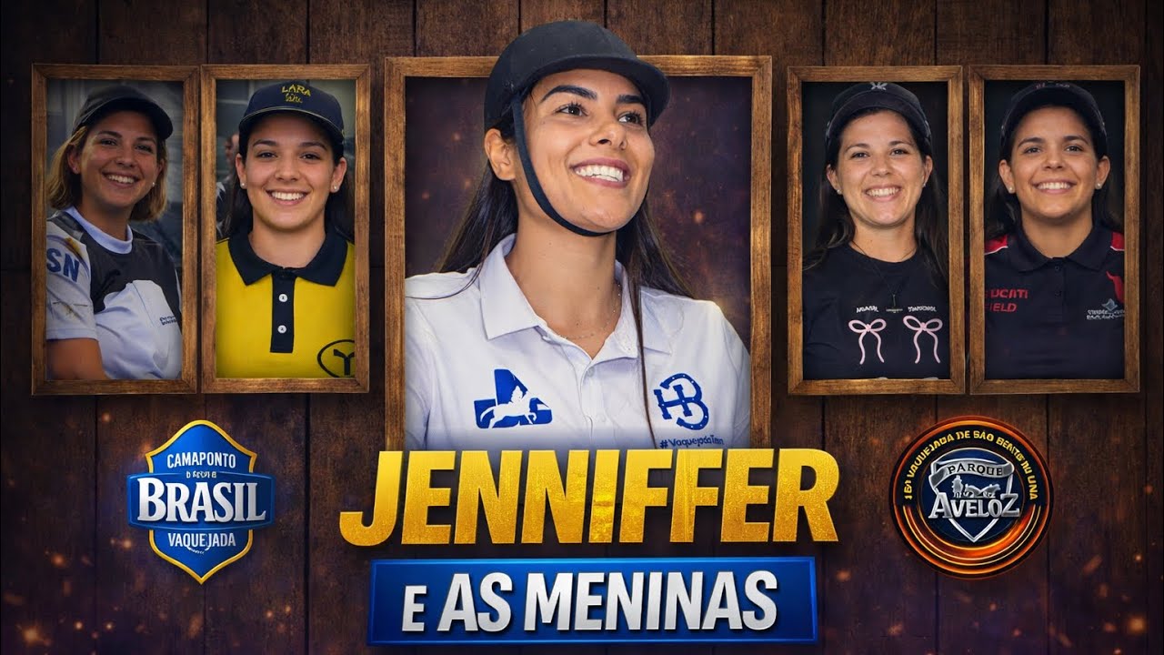 JENNIFFER E AS MENINAS NA CLASSIFICAÇÃO GERAL | VAQUEJADA AO VIVO