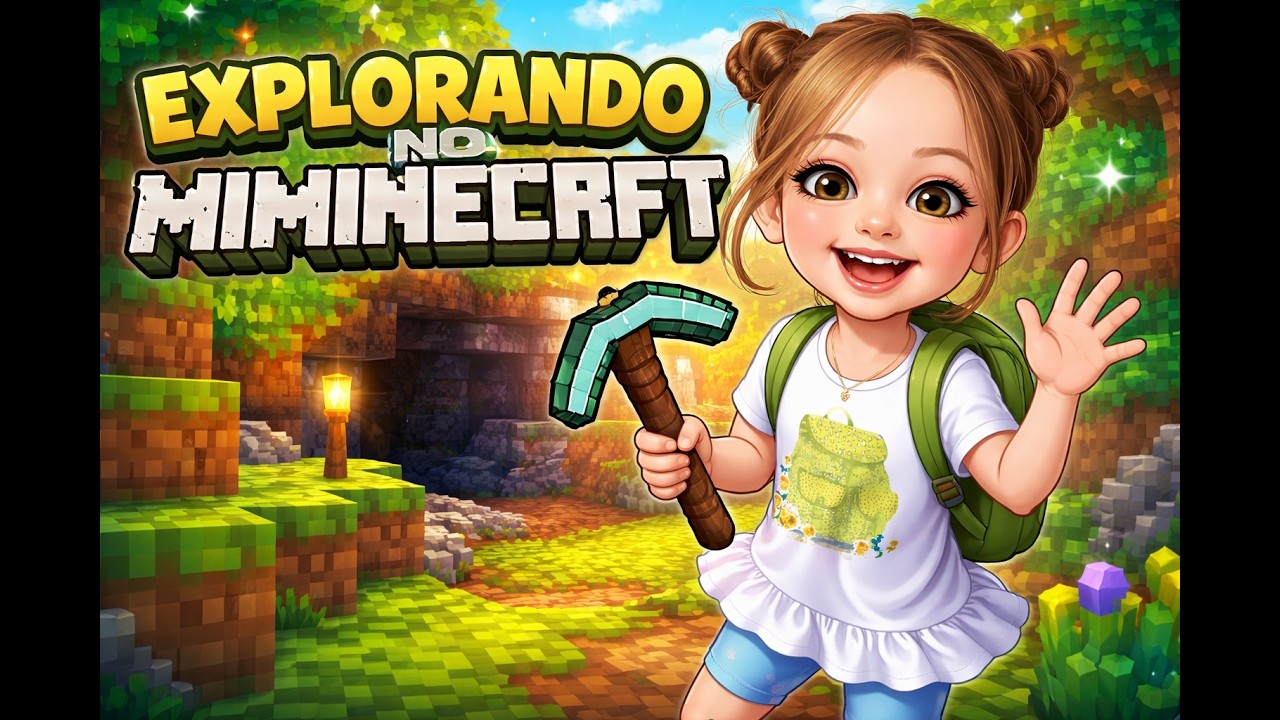 Explorando no Minecraft
