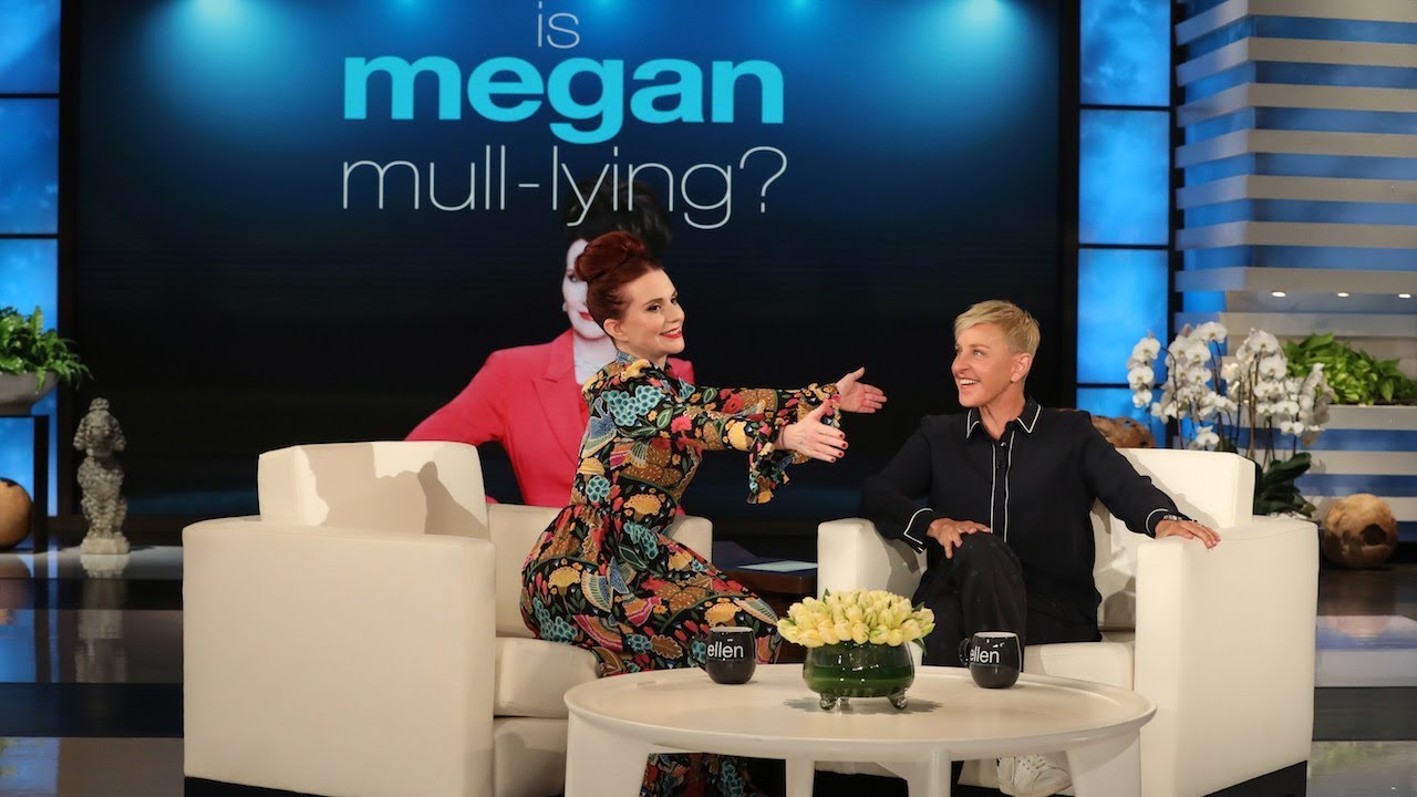 Ellen Figures Out If Megan Mullally Is 'Megan Mull-lying'