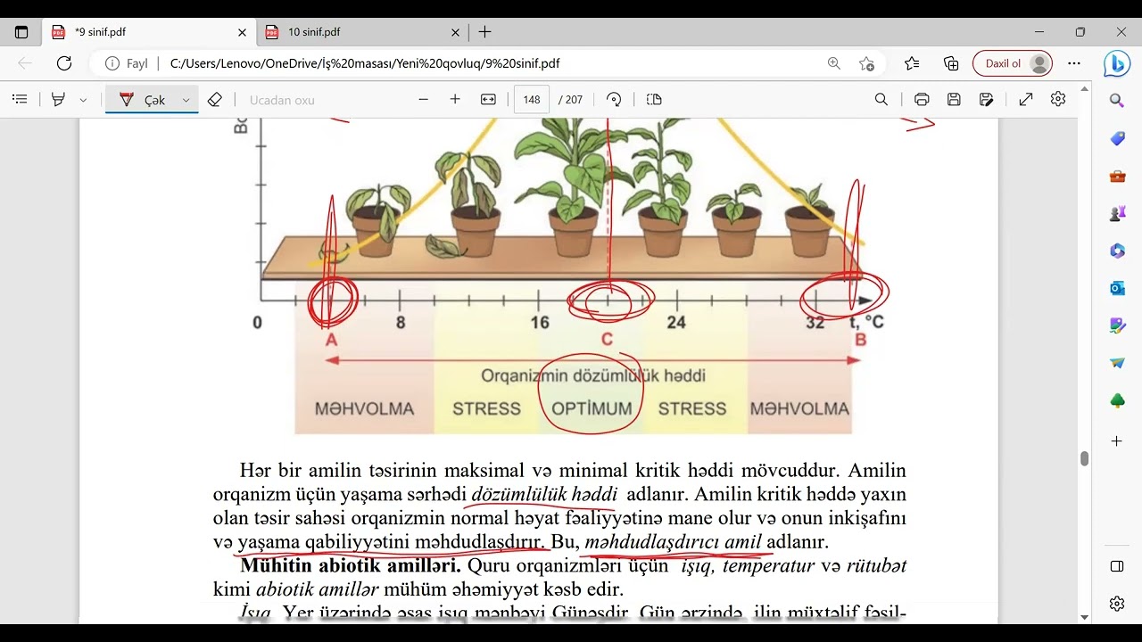 ekologiya 1. fevral qrupu dərs izahı
