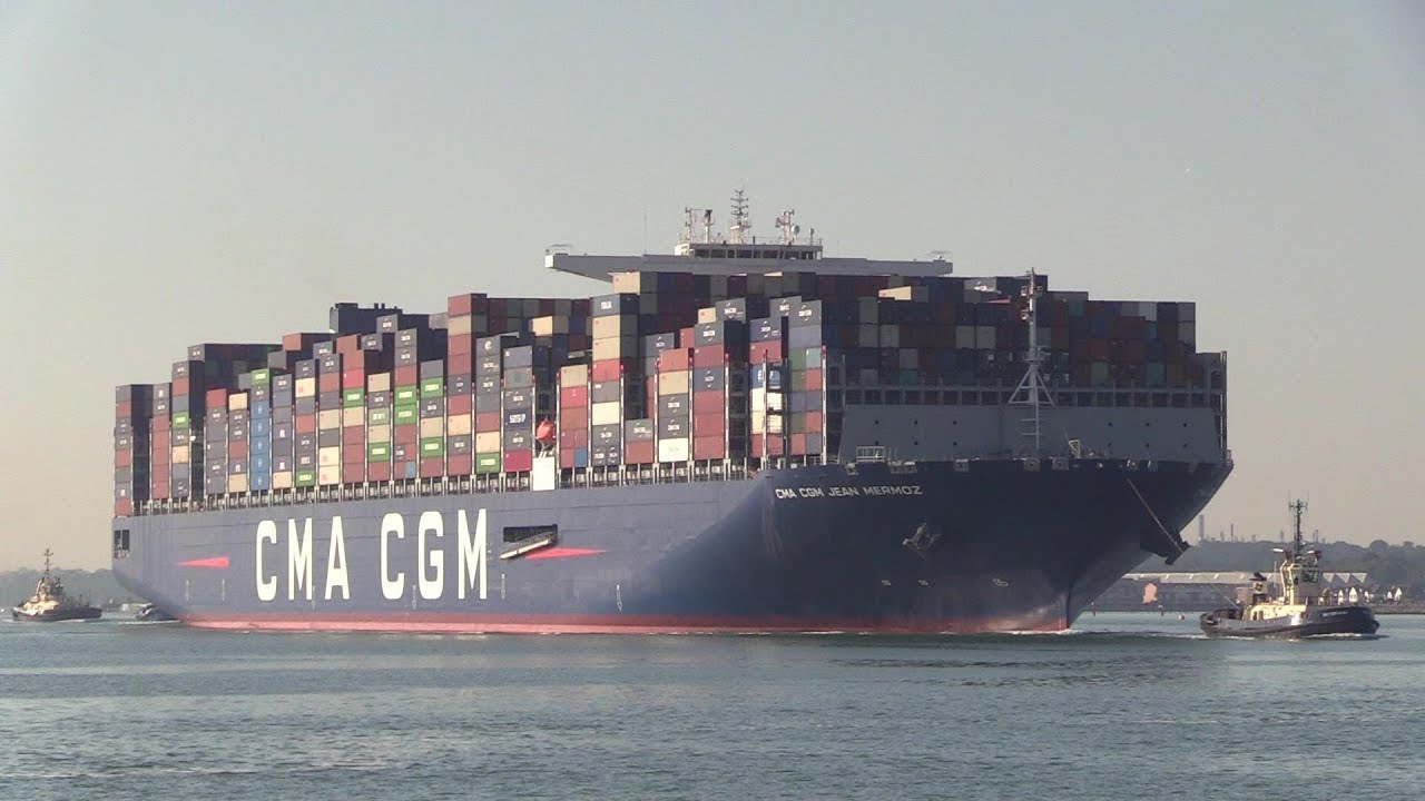 Maiden arrival of Container Ship 