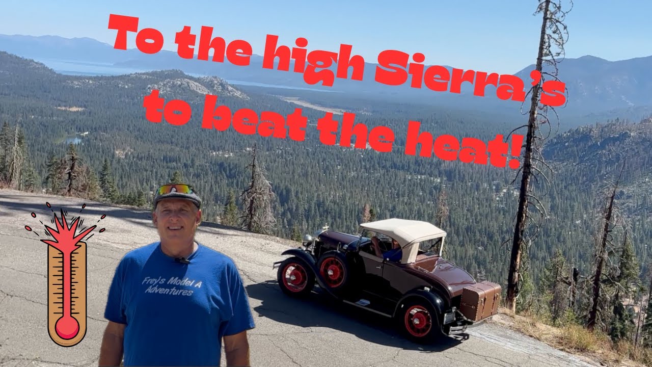We head to the High Sierra's to beat the August Heat wave!