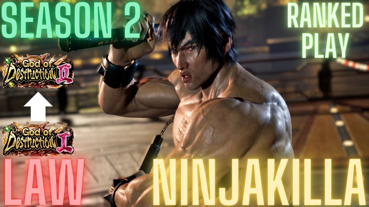 Tekken 8 | NinjaKilla (Law) VS God 1 To God 2  Ranked Play