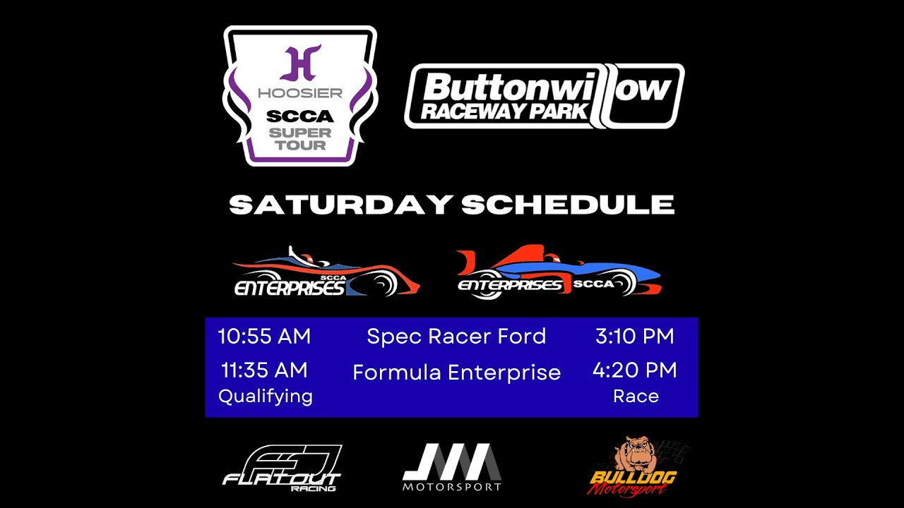 Hoosier Super Tour - Buttonwillow Circuit - Spec Racer Ford 3 - Saturday Race