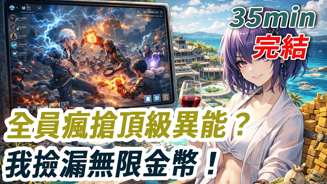 末世遊戲降臨：所有人都搶頂級異能，只有我選無窮財富！反手砸千億打造海島堡壘，看著公屏裏為搶避難所自相殘殺的異能者：不好意思，這一局我才是上帝！