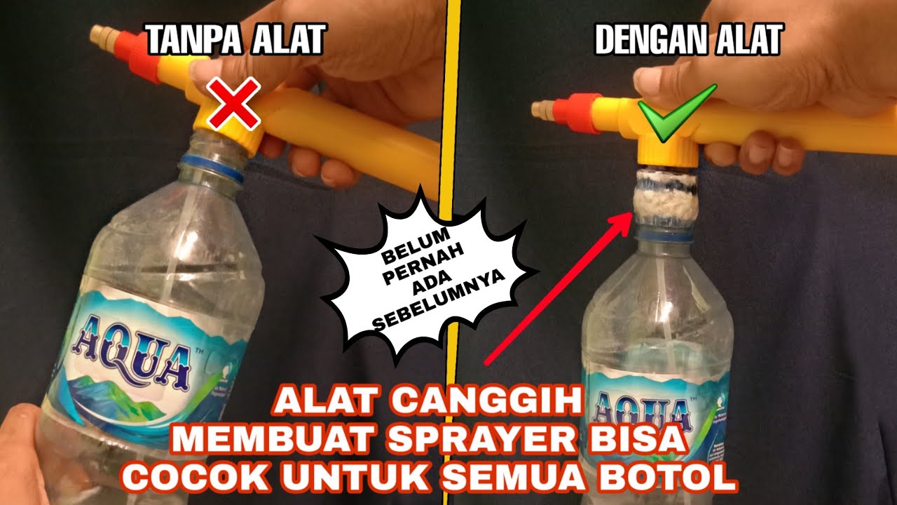 Membuat Alat Semprot burung bisa untuk semua jenis botol