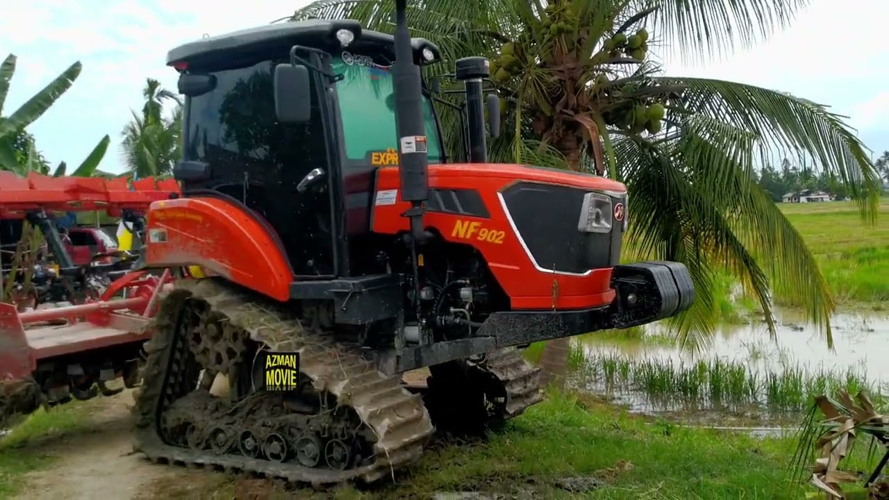 PERASMIAN TRACTOR TRACK GETAH KABIN NF902 PERMATANG TOK OTAK