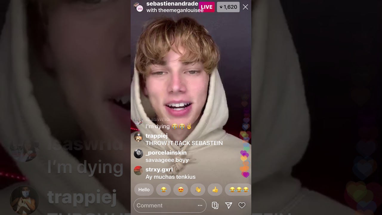 FULL LIVE MEGAN AND Sebastian|THEEMEGANLOUISEE