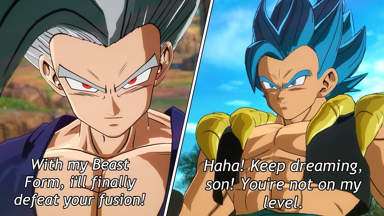 DRAGON BALL: Sparking! ZERO — уникальные взаимодействия | Гохан-зверь, Годжета, UI Goku и другие