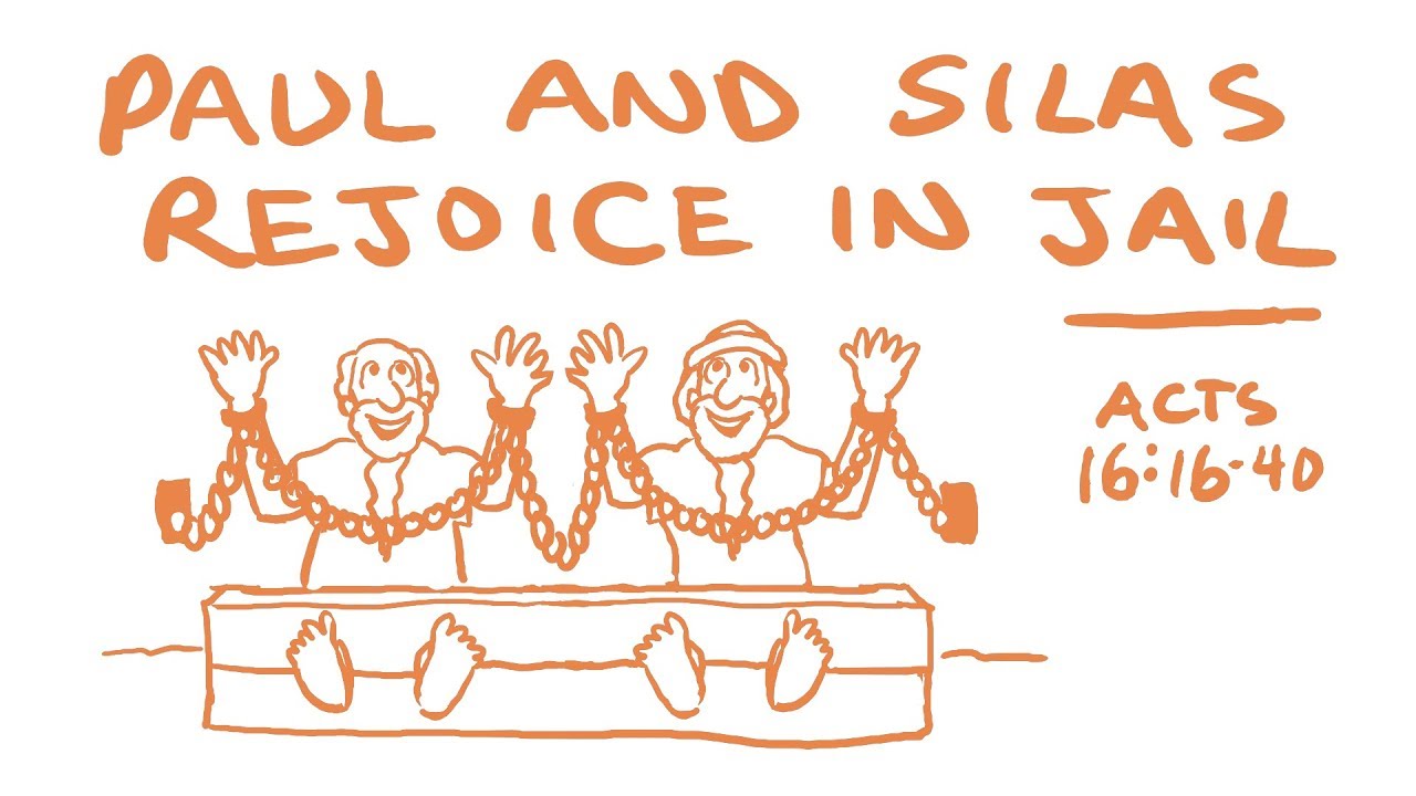 Paul and Silas Rejoice in Jail Bible Animation (Acts 16:16-40)