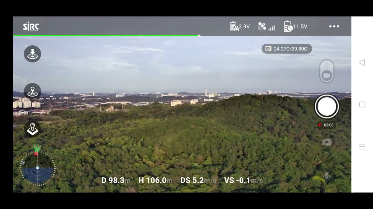 SJRC F11 4K Pro  4300mAh battery full test