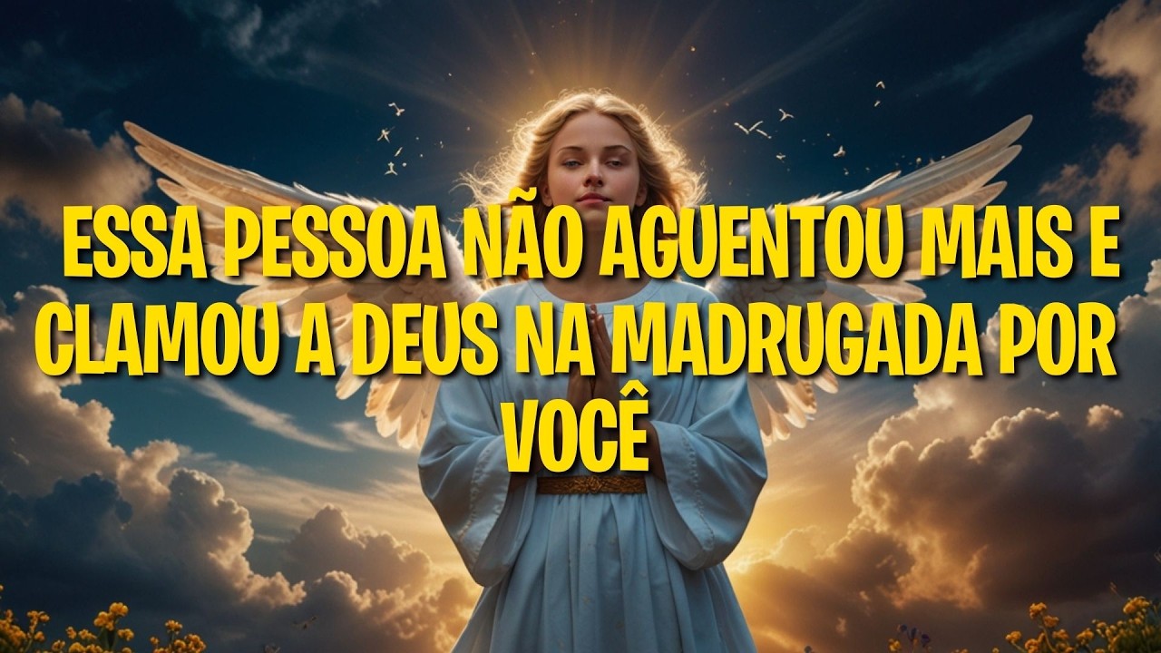 ESSA PESSOA NÃO AGUENTOU MAIS E CLAMOU A DEUS NA MADRUGADA POR VOCÊ