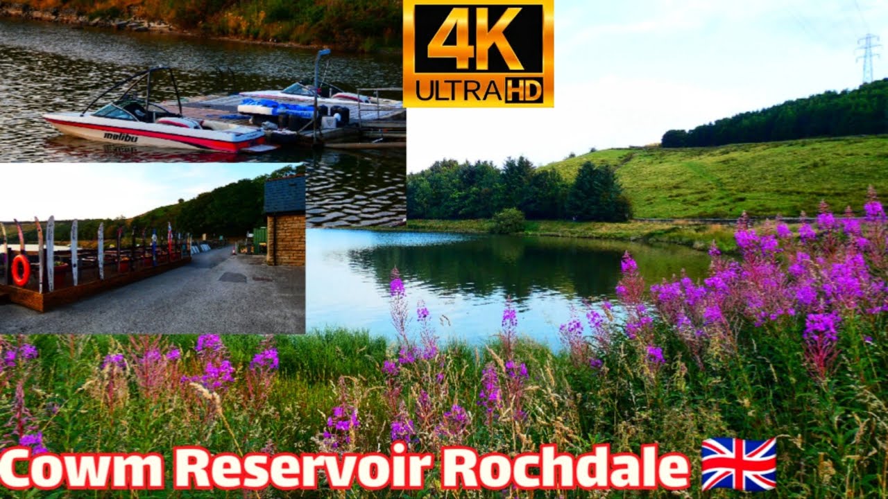 The Waterski Centre, Cowm Reservoir  Rochdale 4K