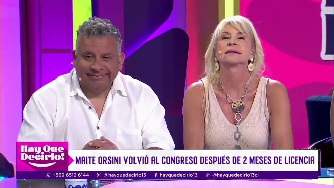 Maite Orsini regresó al Congreso | Hay Que Decirlo | Canal 13