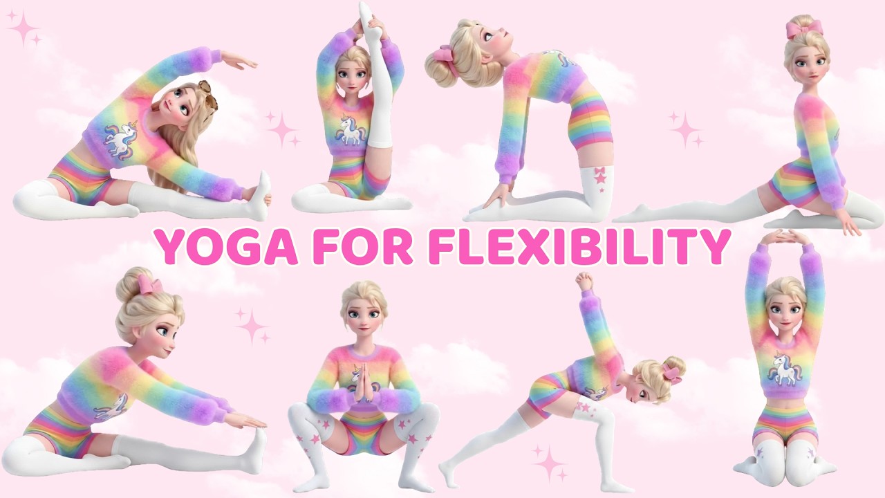 Elsa's Yoga Secrets Revealed | Build Flexibility Like Her | Kids Yoga Poses |  Spring Yoga