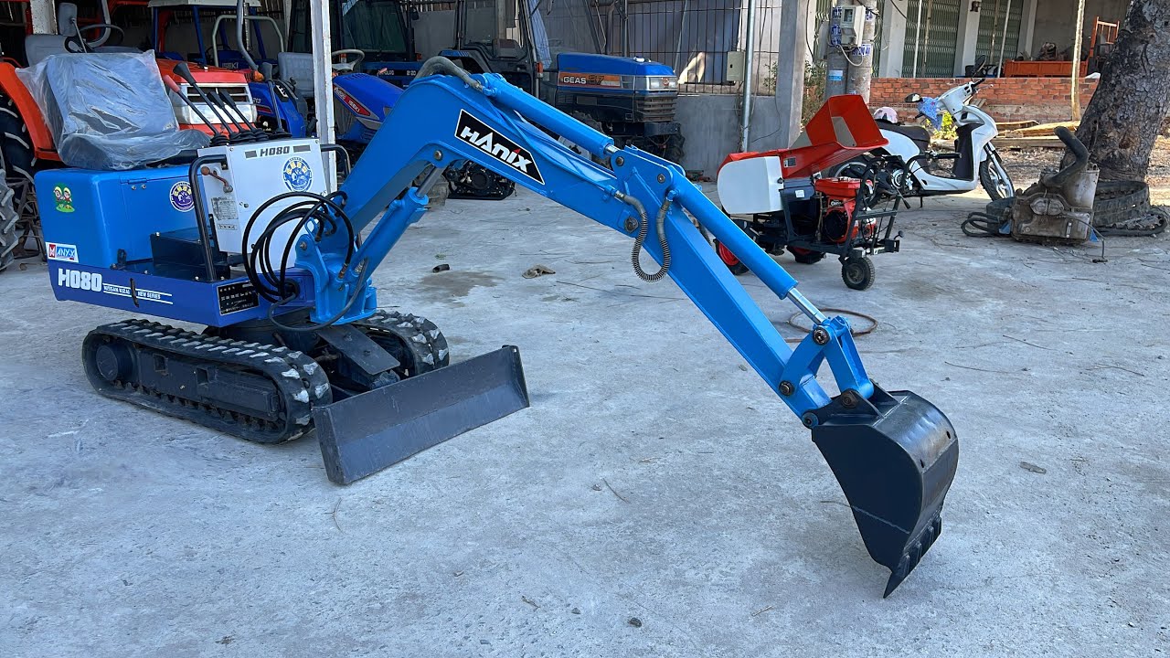 Xe múc Mini Hanix H-08 | Ben Chân | Cần Siêu Dài 📲 0972547272 Nông Cơ Nguyễn Văn Châu