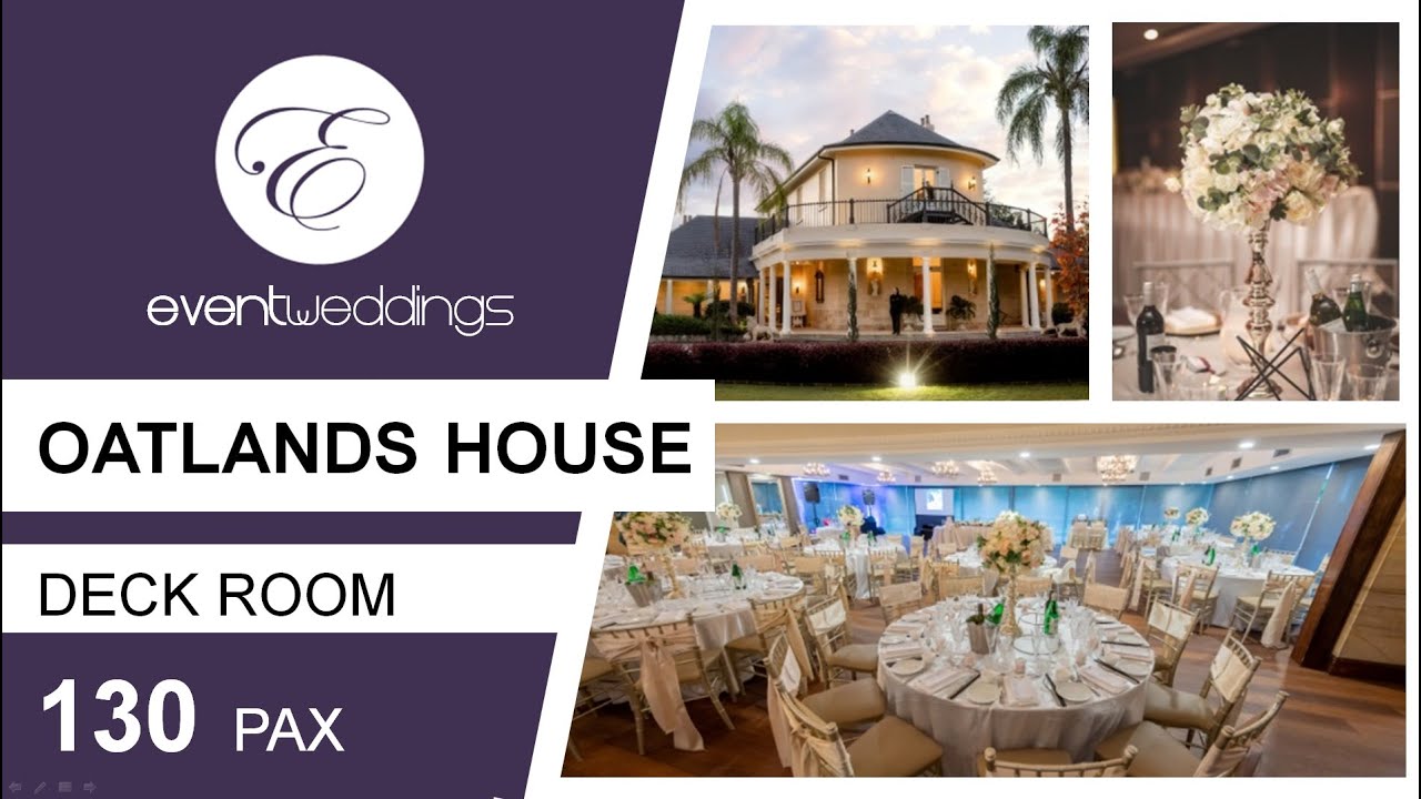 Oatlands House Deck Room - Sydney Wedding Venue Walkthrough by Event Weddings