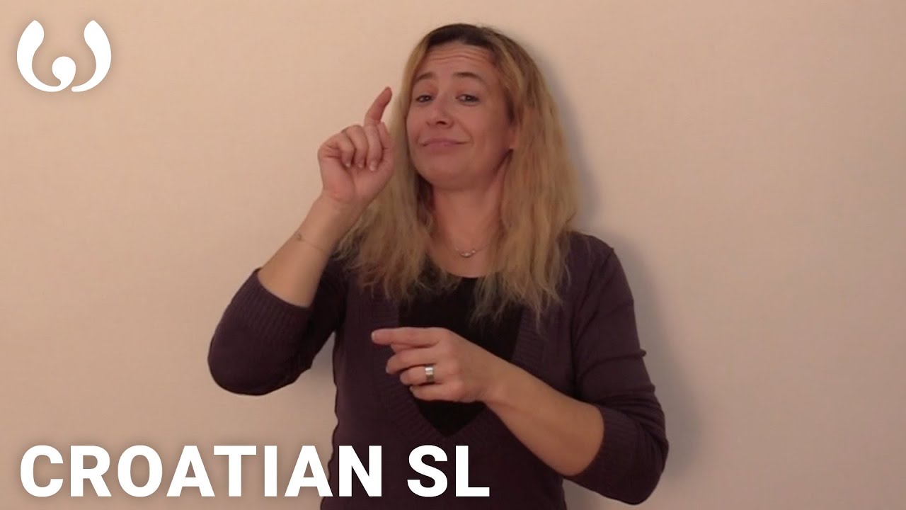 WIKITONGUES: Suzana speaking Croatian Sign Language (HZJ)