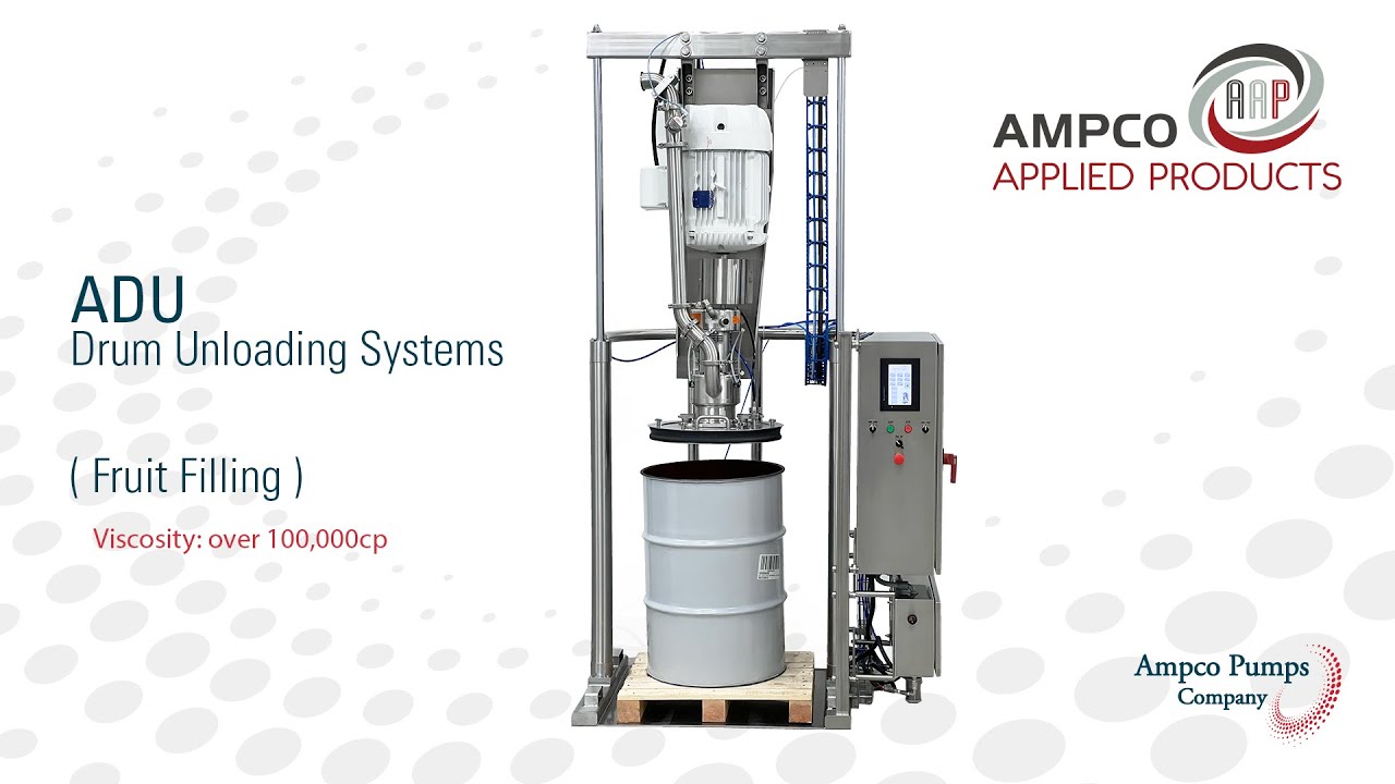 ADU Drum Unloading System — Fruit Filling Test