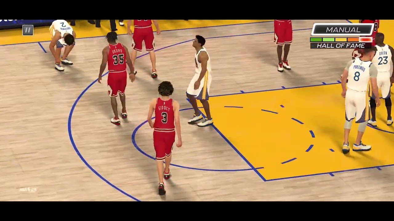 Warrior vs bulls in nba 2k mobile (the end) 😭