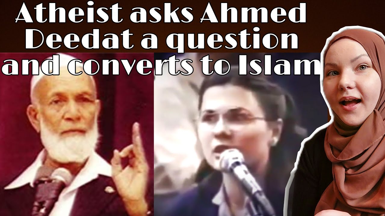 ATHEIST ASKS AHMED DEEDAT A QUESTION AND CONVERTED TO ISLAM AFTER THE ANSWER! *WORTH WATCHING*