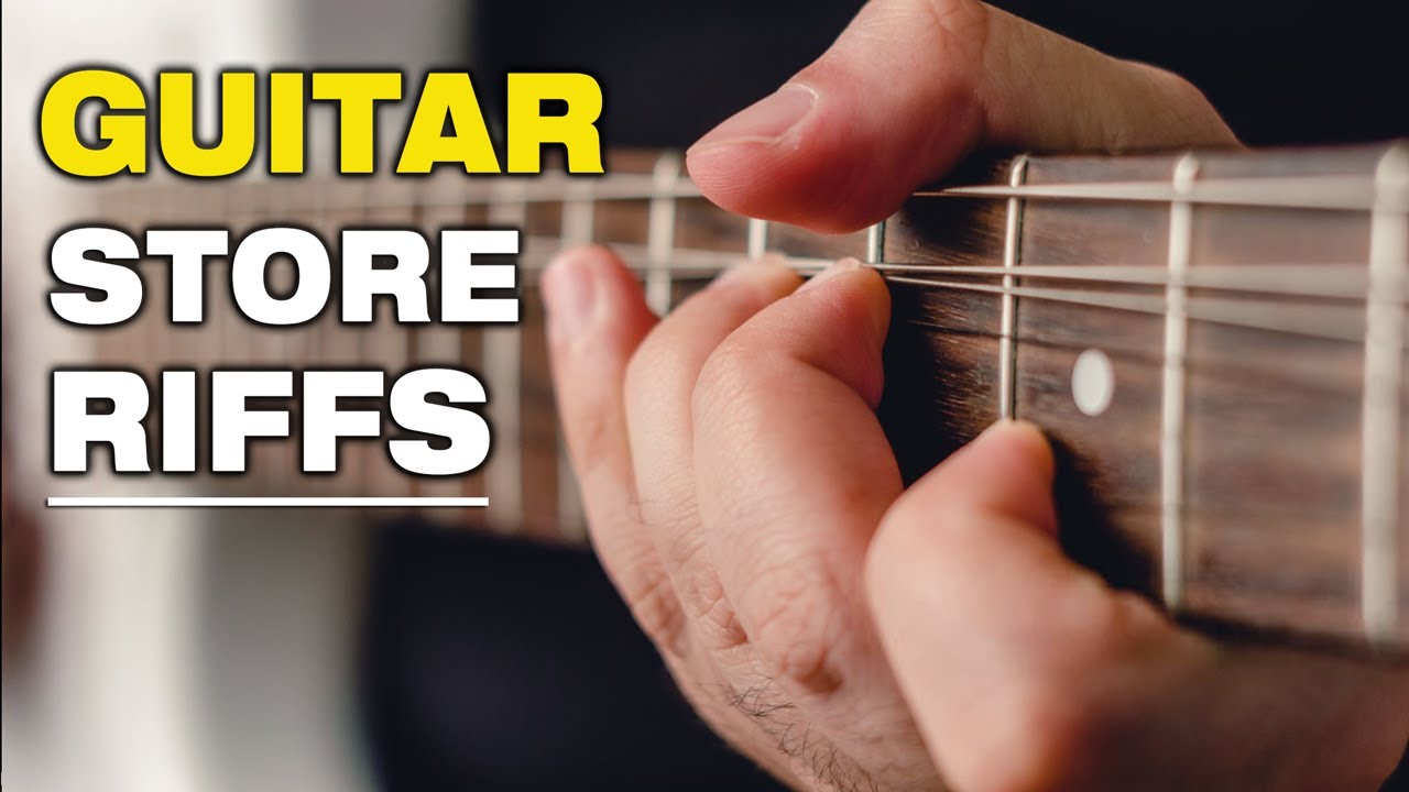5 Impressive Riffs to Play at a Guitar Store (or Party)!