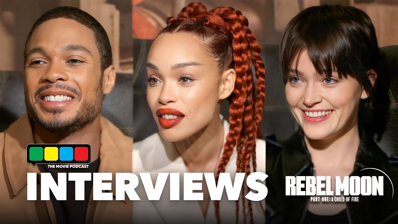 Interview with Ray Fisher, Cleopatra Coleman & E Duffy | Rebel Moon | Netflix | 2023