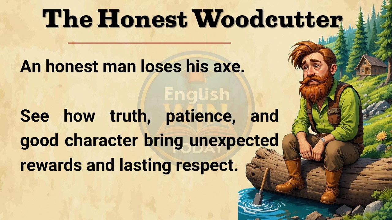 Choose Honesty Over Everything | The Honest Woodcutter | English Moral Stories