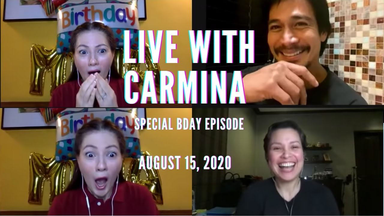 LIVE WITH CARMINA (BIRHTDAY SHOW) - AUGUST 15, 2020 📺
