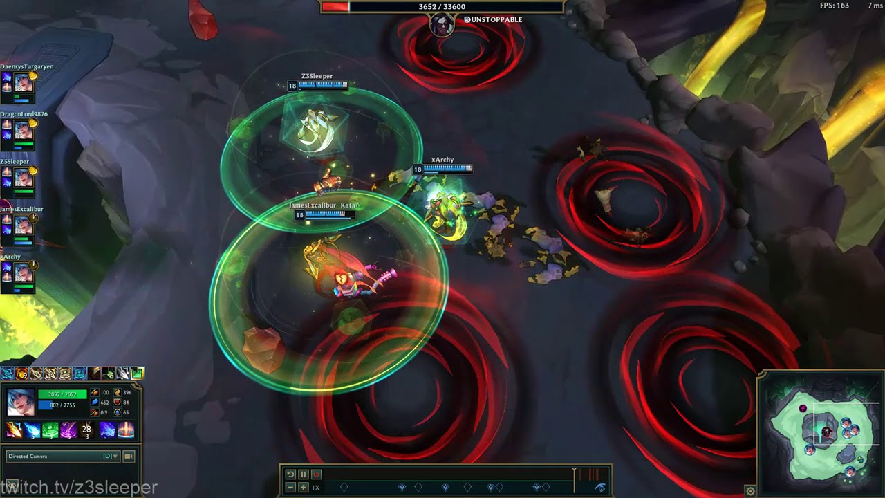 5 Sona Onslaught debuffing Kayn! He deals 0 damage! (Diminuendo + Drop build)