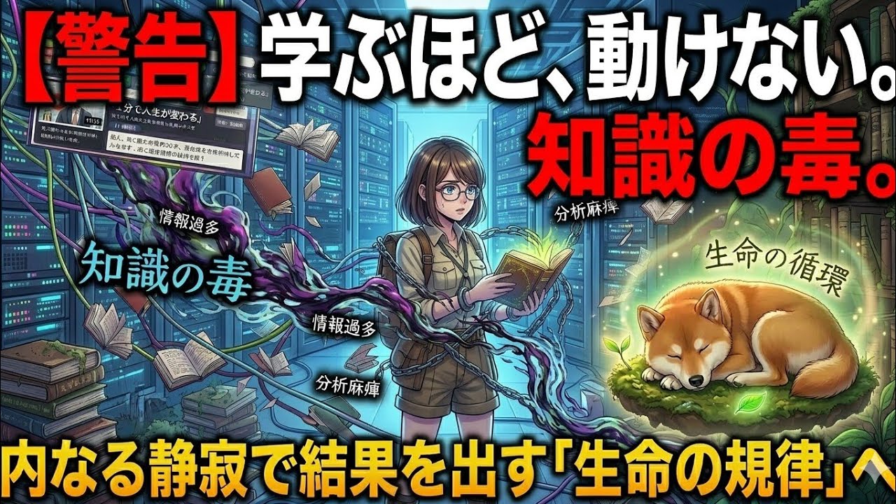 🌕️知れば知るほど動けない理由 ― 知識の毒から抜け出す方法