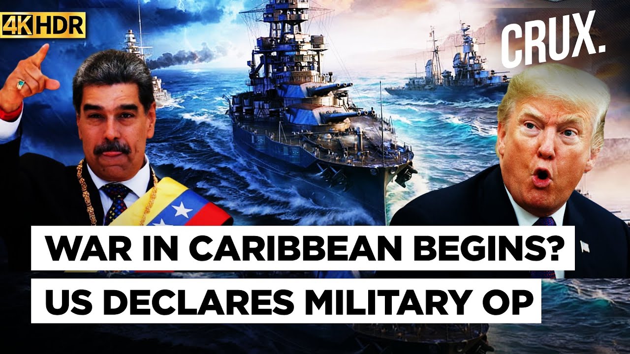 US Launches &lsquo;Op Southern Spear&rsquo; as USS Ford Nears Venezuela, Trump 'briefed' on Strike Options |4K