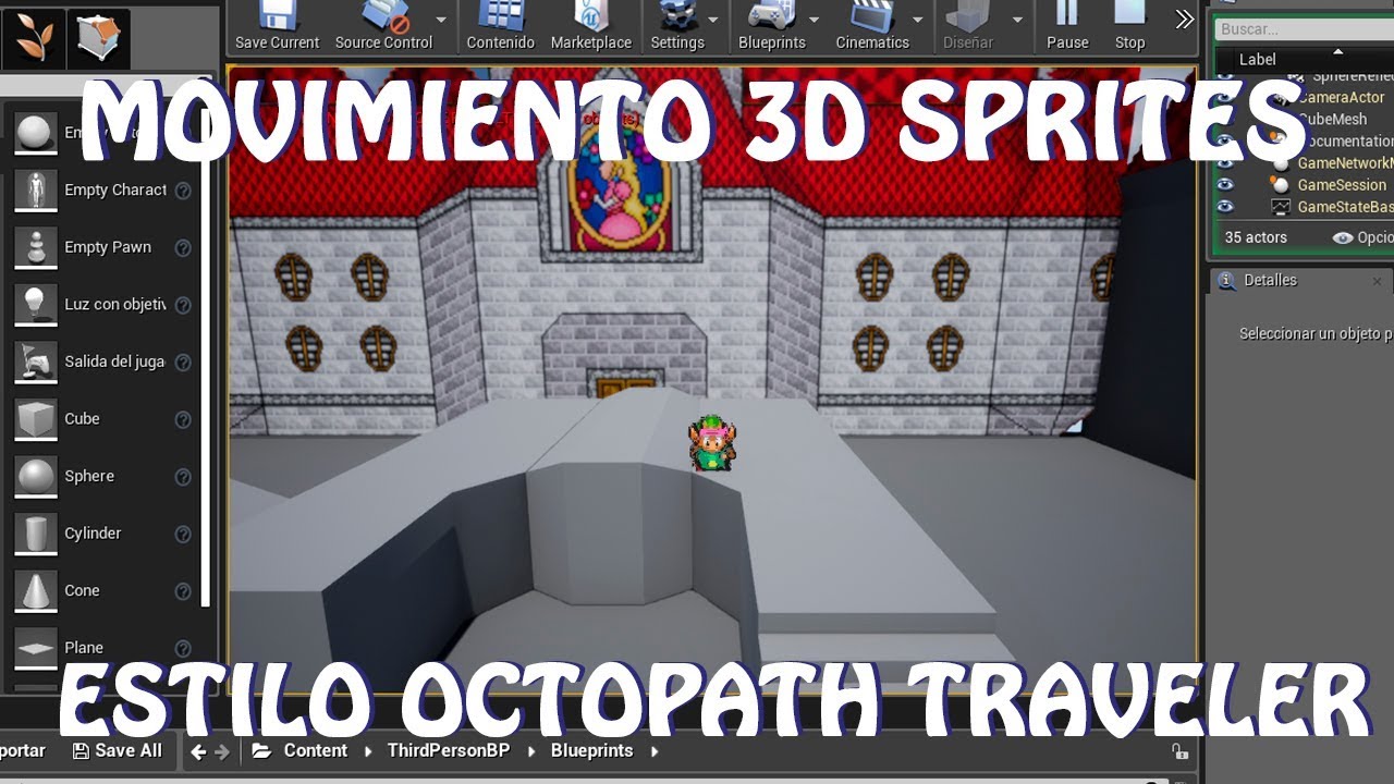 Unreal Engine 4: Movimiento 3D estilo Octopath Traveler (Español)
