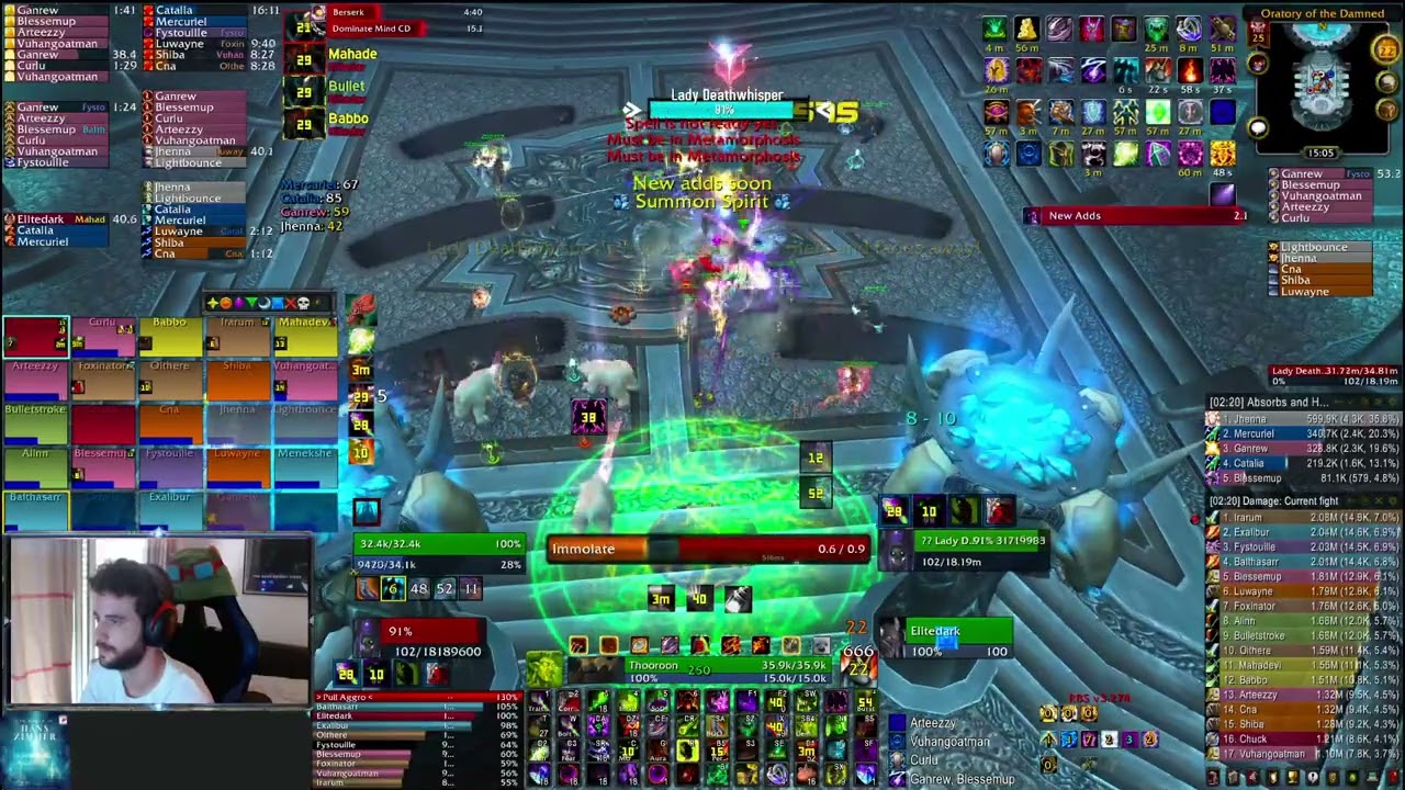Demonology Warlock 14.1K DPS - Lady 25 HC - Forgotten Brothers G1 -  Warmane (Lordaeron 0%)