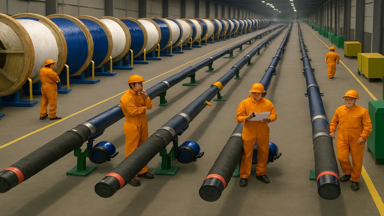 Fabrication Industrielle Des Cannes À Pêche – À L’Intérieur D’Usines Géantes