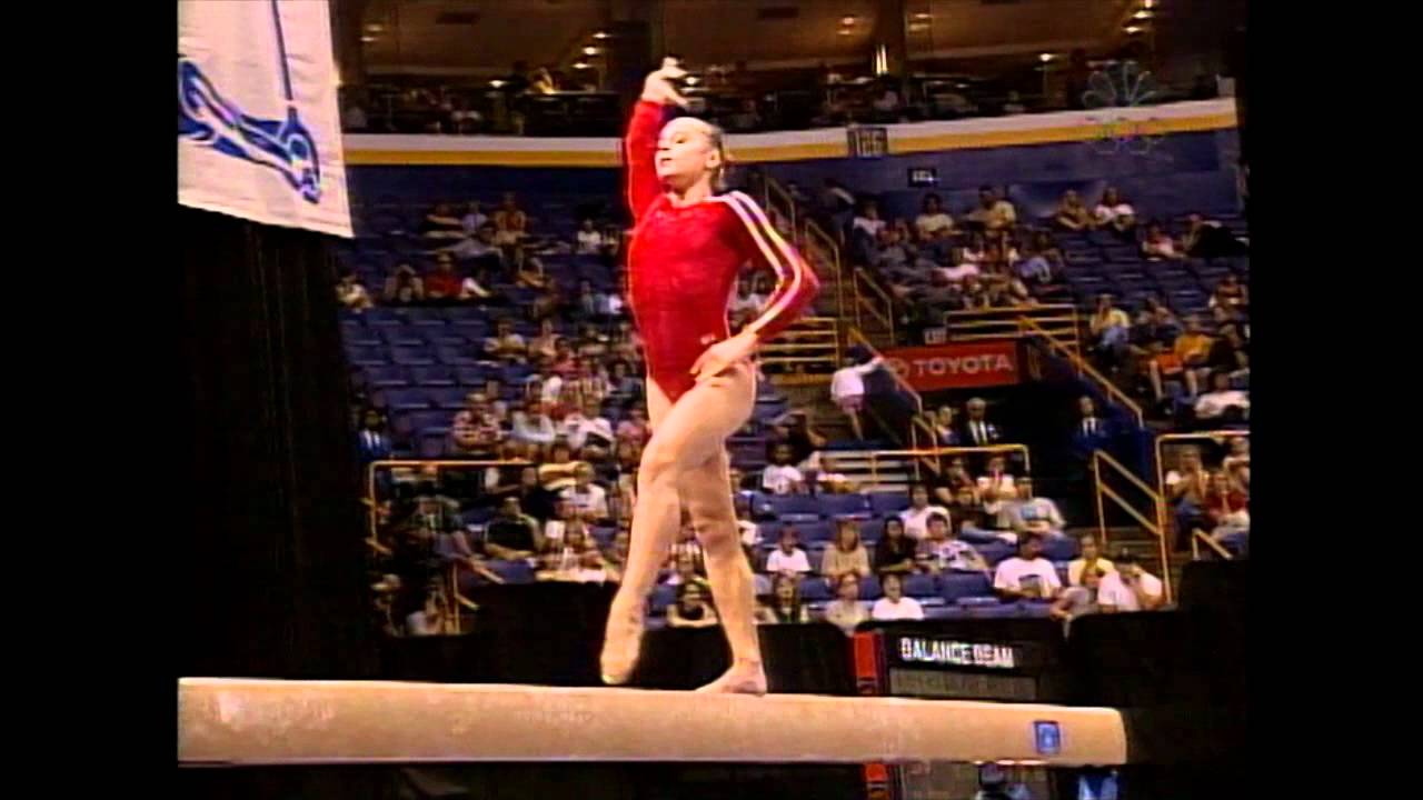 Dominique Moceanu - Balance Beam - 2000 US Championships - Day 1