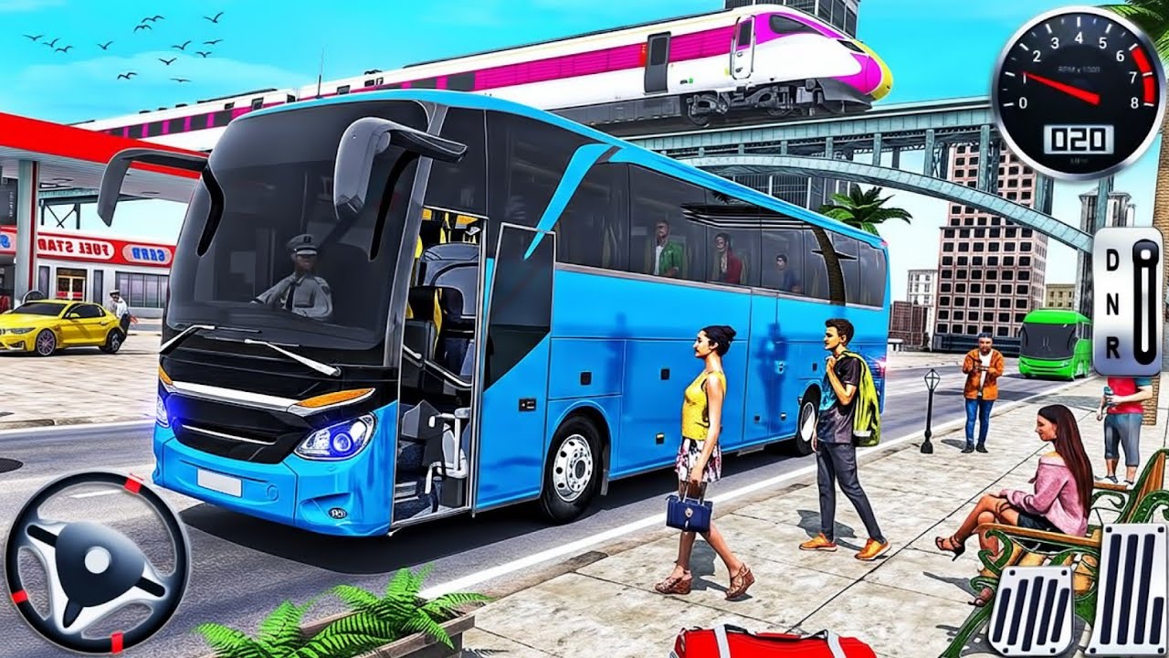 Euro Coach Bus Simulator - Real City Bus Driving - Android GamePlay